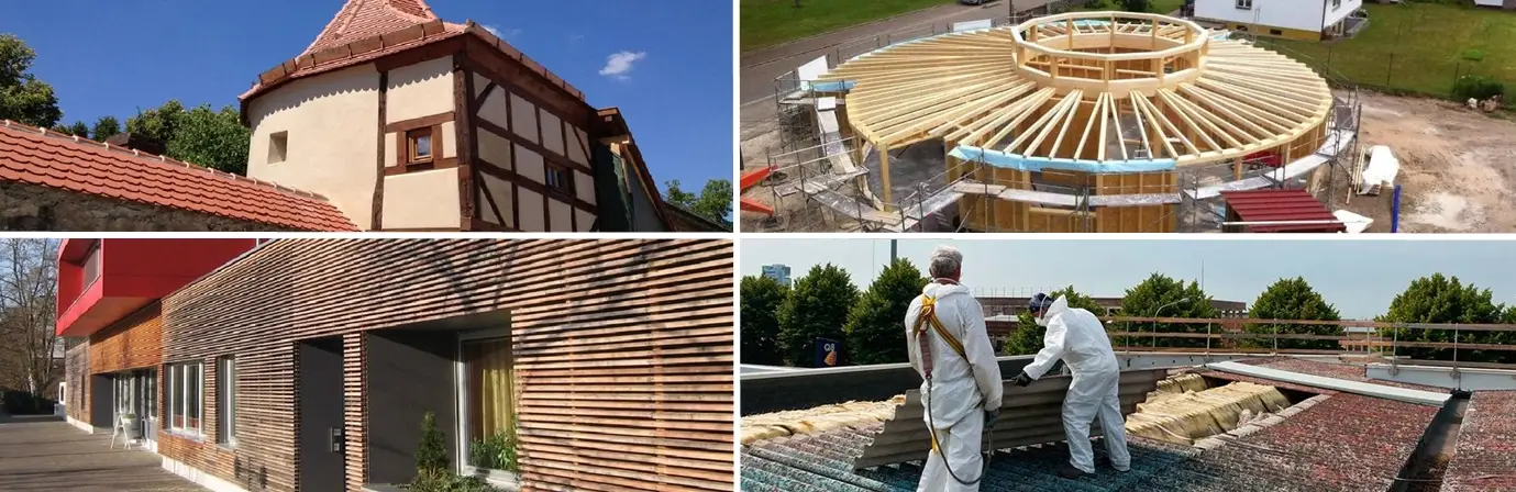 Leistungen der Zimmerei und Holzbau Böll Freystadt